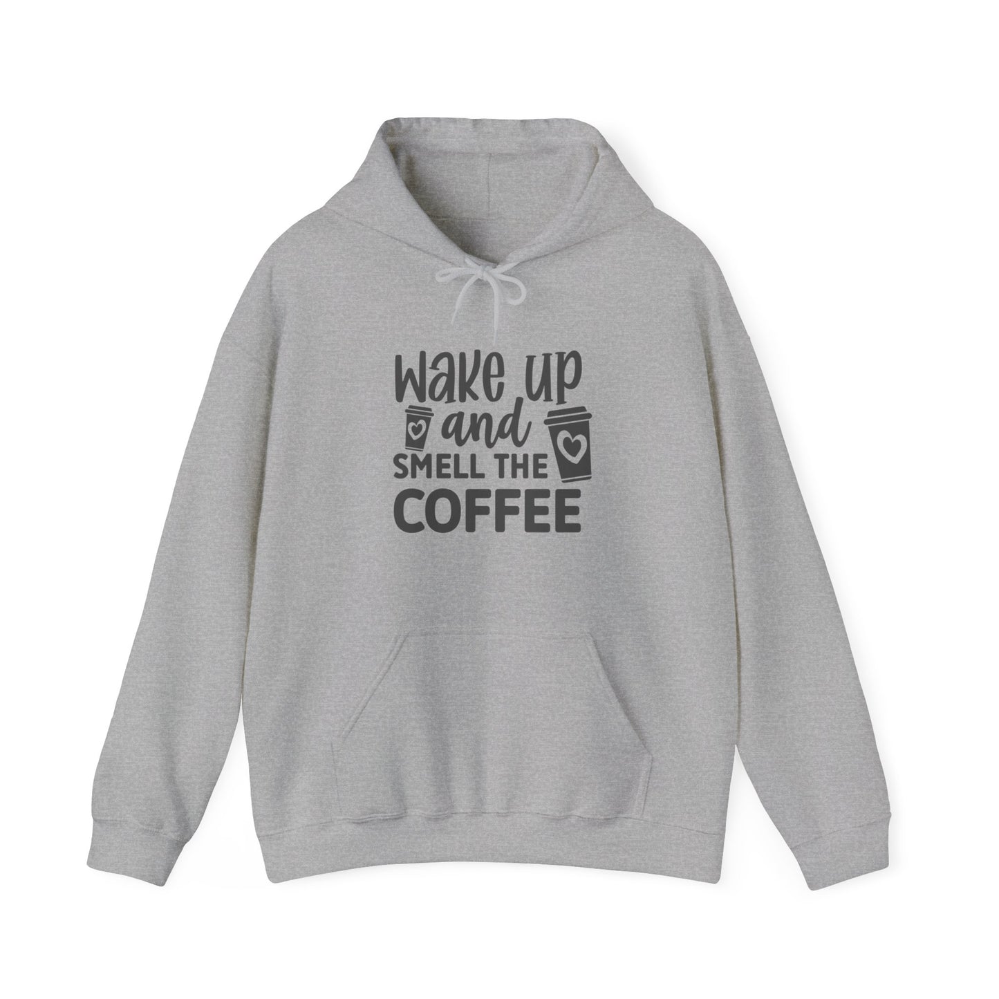 Wake up and smell the coffee Unisex Heavy Blend™ Hooded Sweatshirt