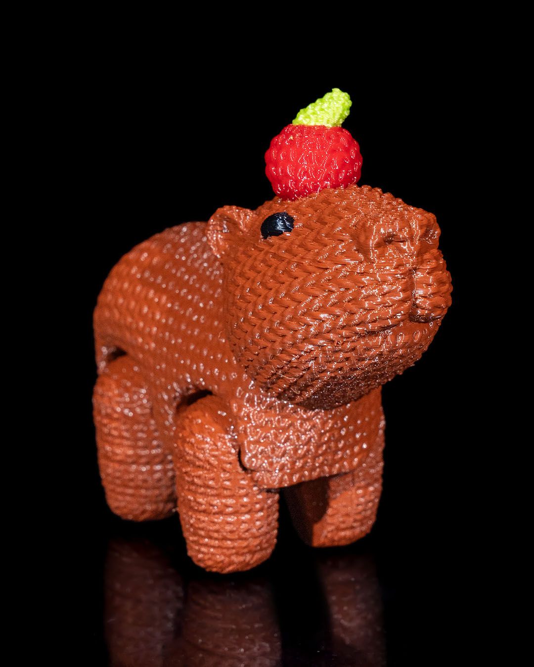 Articulated Crochet-Style Capybara
