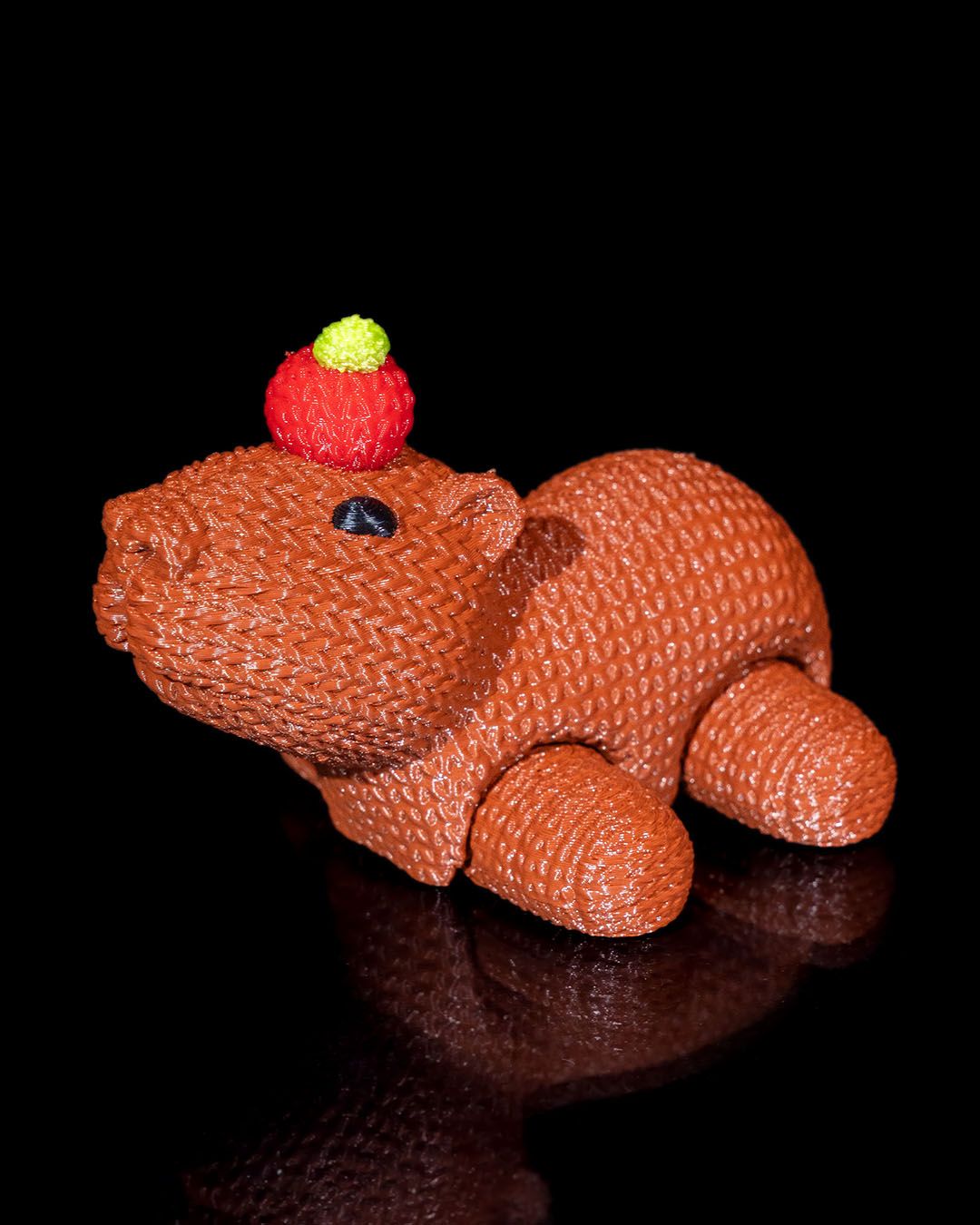 Articulated Crochet-Style Capybara