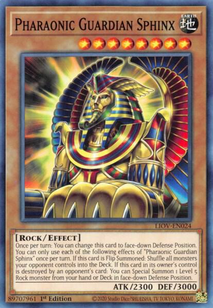 Pharaonic Guardian Sphinx - Lightning Overdrive (LIOV) LIOV-EN024