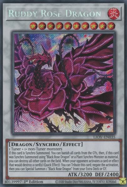 Ruddy Rose Dragon - Lightning Overdrive (LIOV) LIOV-EN035