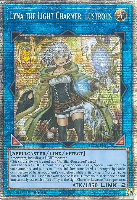 Lyna the Light Charmer, Lustrous (Starlight Rare) - Lightning Overdrive (LIOV) LIOV-EN049